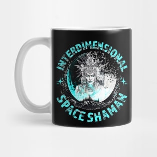 INTERDIMENSIONAL SPACE SHAMAN-moon Mug